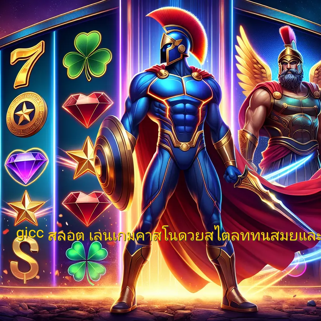 gicc สล็อต: เล่นเกมคาสิโนด้วยสไตล์ที่ทันสมัยและสนุกสนาน