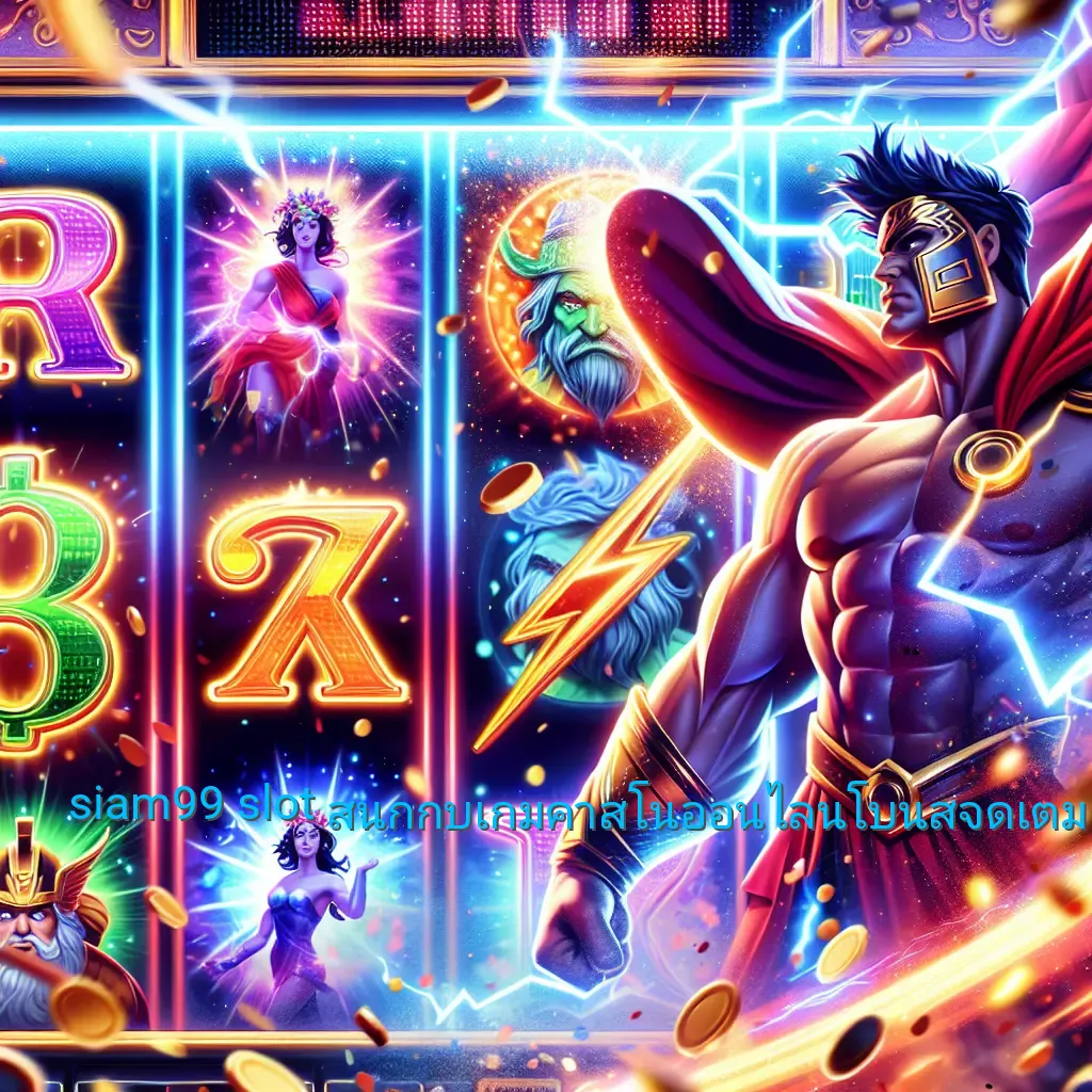 siam99 slot สนุกกับเกมคาสิโนออนไลน์โบนัสจัดเต็ม 2023